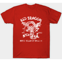 Red Dragon Hell Yeah It Hurts Men's T-Shirt