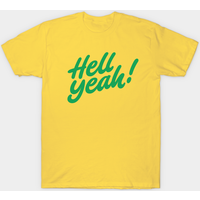 Hell Yeah Men's Black T-Shirt