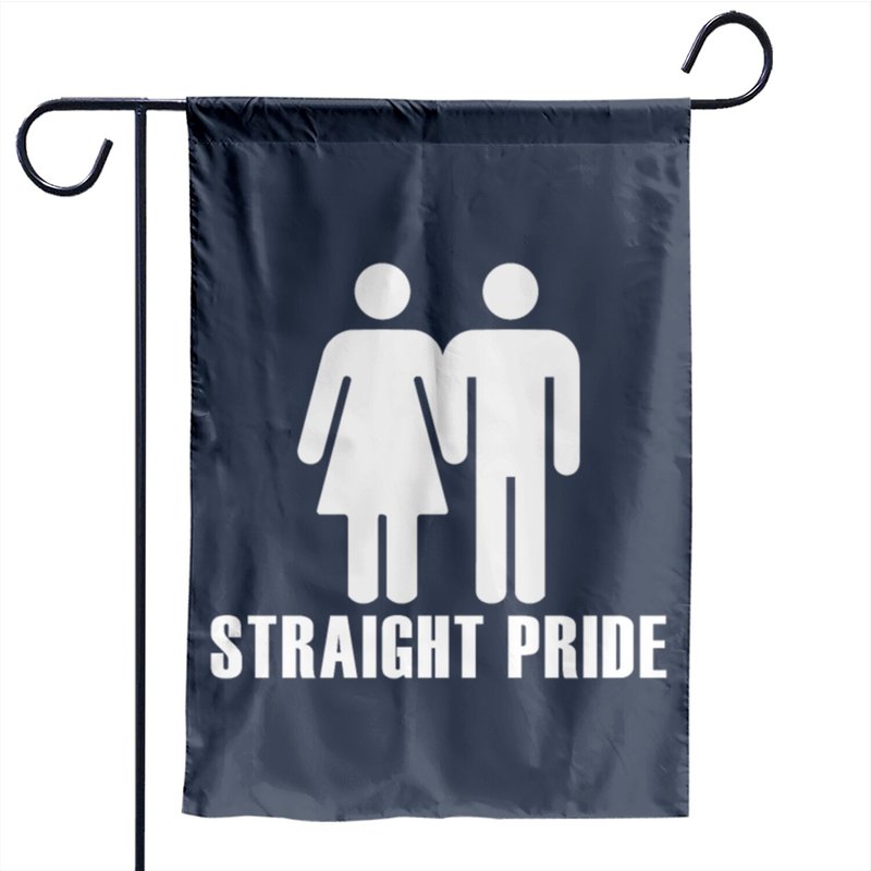Straight Pride Garden Flags for Outdoor Use — Decorative Flags