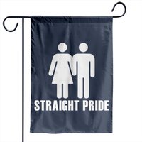 Straight Pride Garden Flags for Outdoor Use