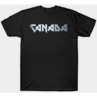 Canada T-Shirt - Heavy Metal Style Design — Mens T Shirts