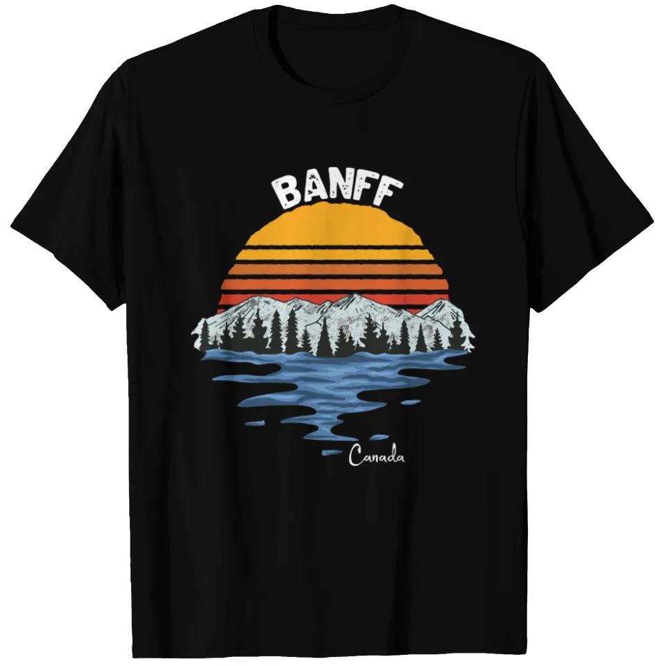 T-shirt pour hommes Parc national de Banff Alberta Canada