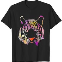 T-shirt Graphique Tigre pour Hommes - Design Forêt Sauvage — T-shirts pour hommes