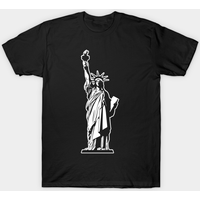 T-shirt pour hommes Statue de la Liberté - Noir