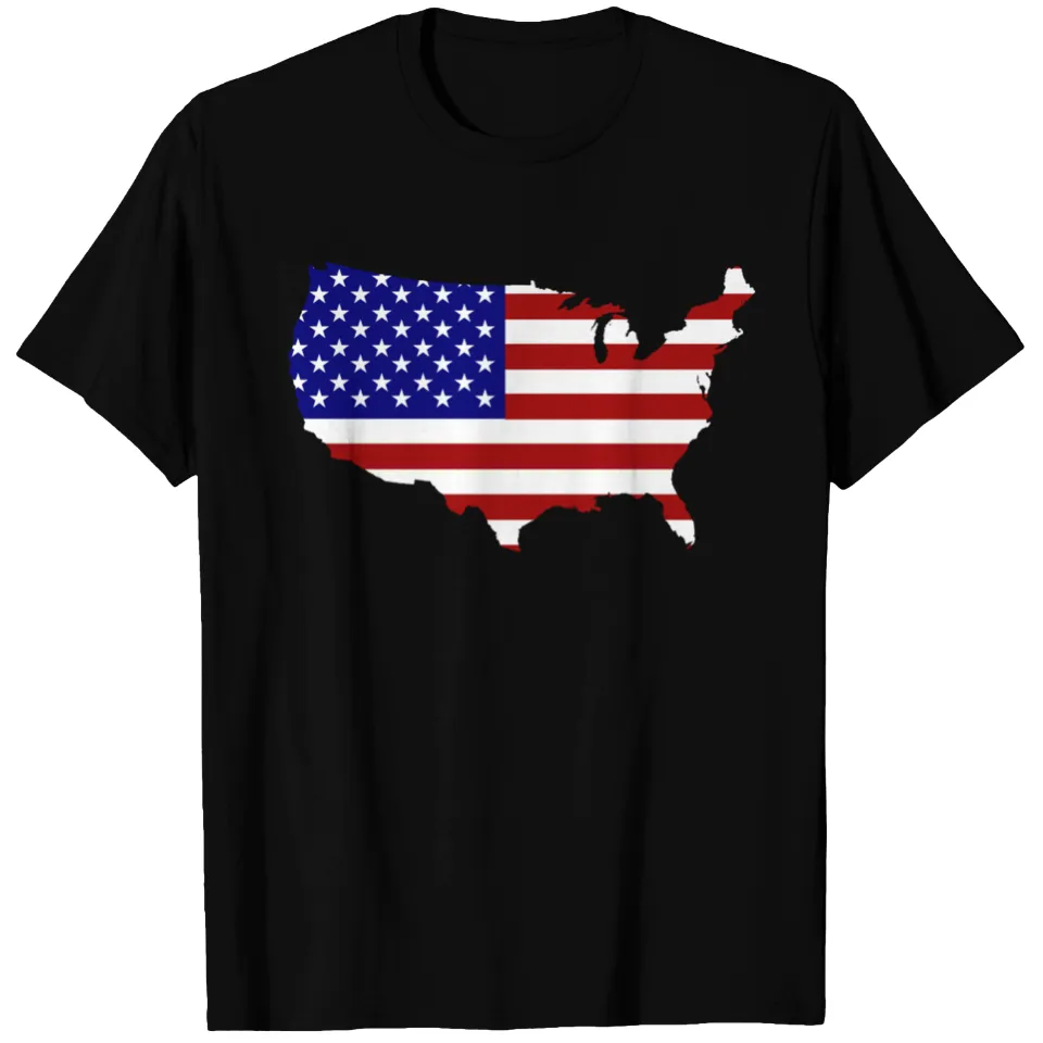 T-shirt pour hommes Drapeau américain 4 juillet — T-shirts pour hommes