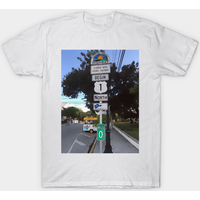 Key West US Highway 1 Mile 0 Men's T-Shirt