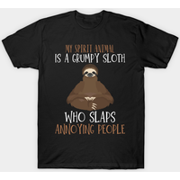 My Spirit Animal Is A Grumpy Sloth T-Shirt for Men