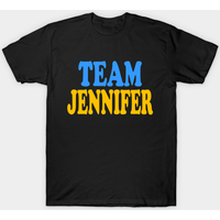 Team Jennifer Men's Black T-Shirt