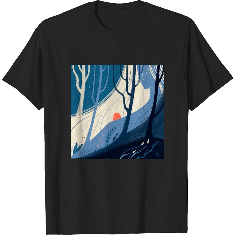 Deep In The Woods - Forest Spirit T-shirt pour hommes — T-shirts pour hommes