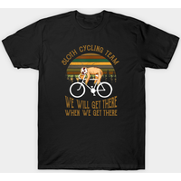 T-shirt pour hommes Sloth Cycling Team - Paresseux sur vélo — T-shirts pour hommes