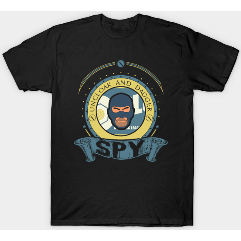 T-shirt Spy Blue Team Team Fortress pour hommes — T-shirts pour hommes