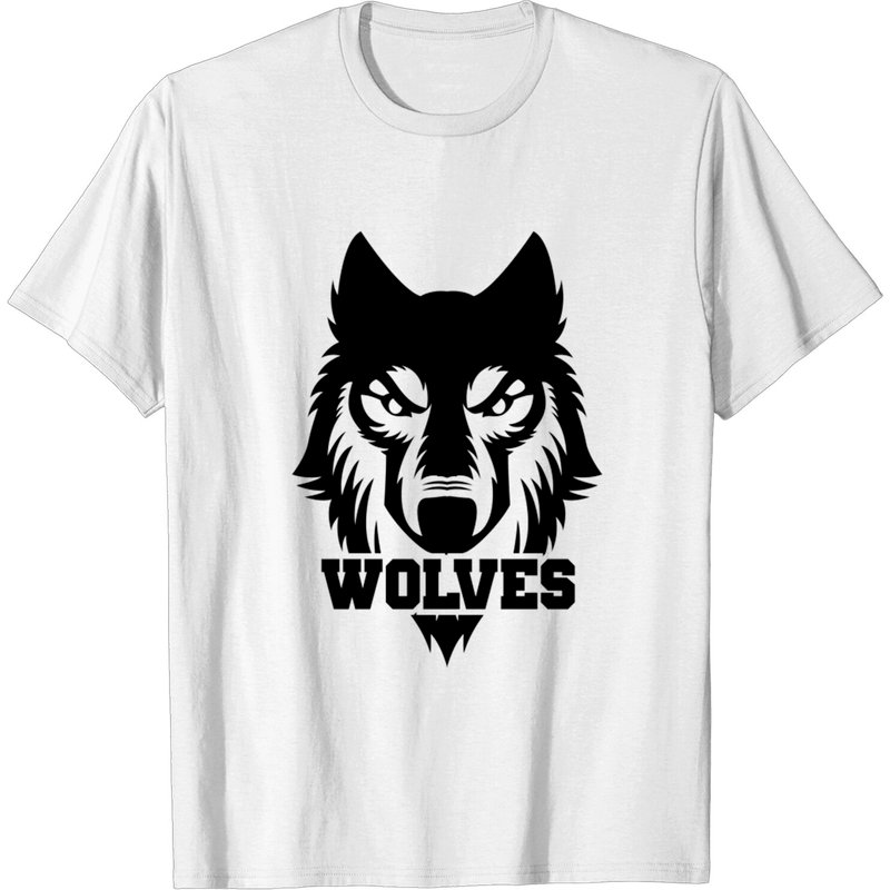Wolves Team Logo Sport T-Shirt for Men — Mens T Shirts