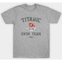 Titanic Swim Team Men's T-Shirt in Black