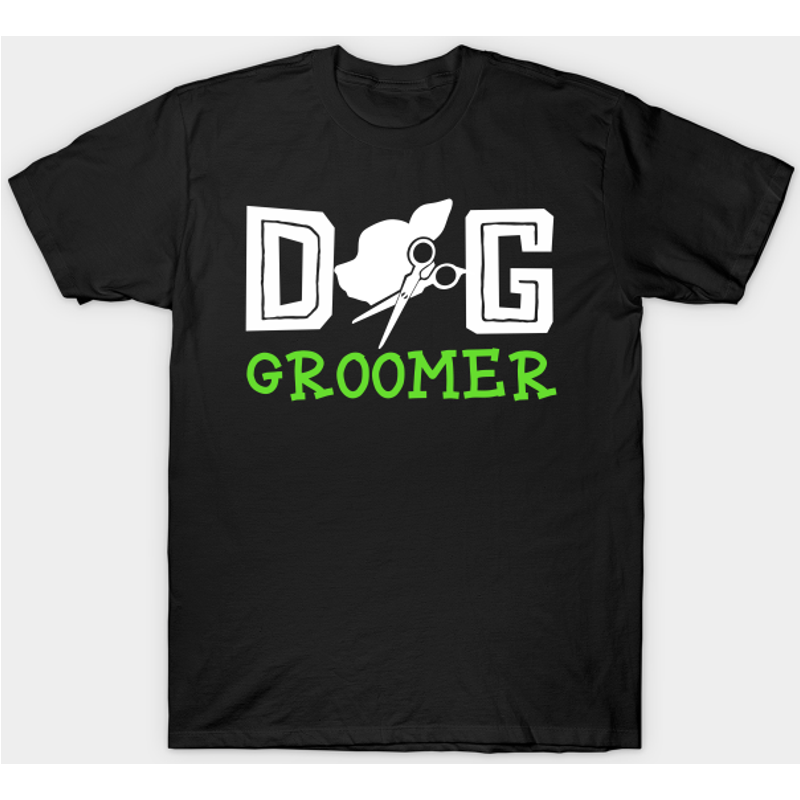 Dog Groomer Gift Print Men's T-Shirt in Royal Blue — Mens T Shirts