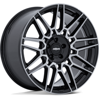 Roues Rotiform RC215 TDX Noir Brillant Double Teinte Foncée