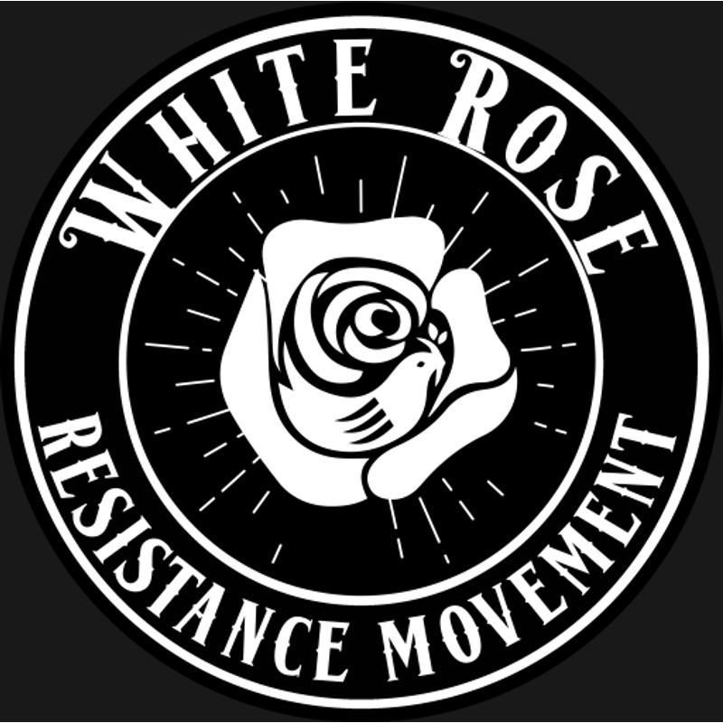 The White Rose WW2 Resistance Symbol Men's T-Shirt — Mens T Shirts