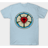 Martin Luther Rose - Men's Black T-Shirt — Mens T Shirts