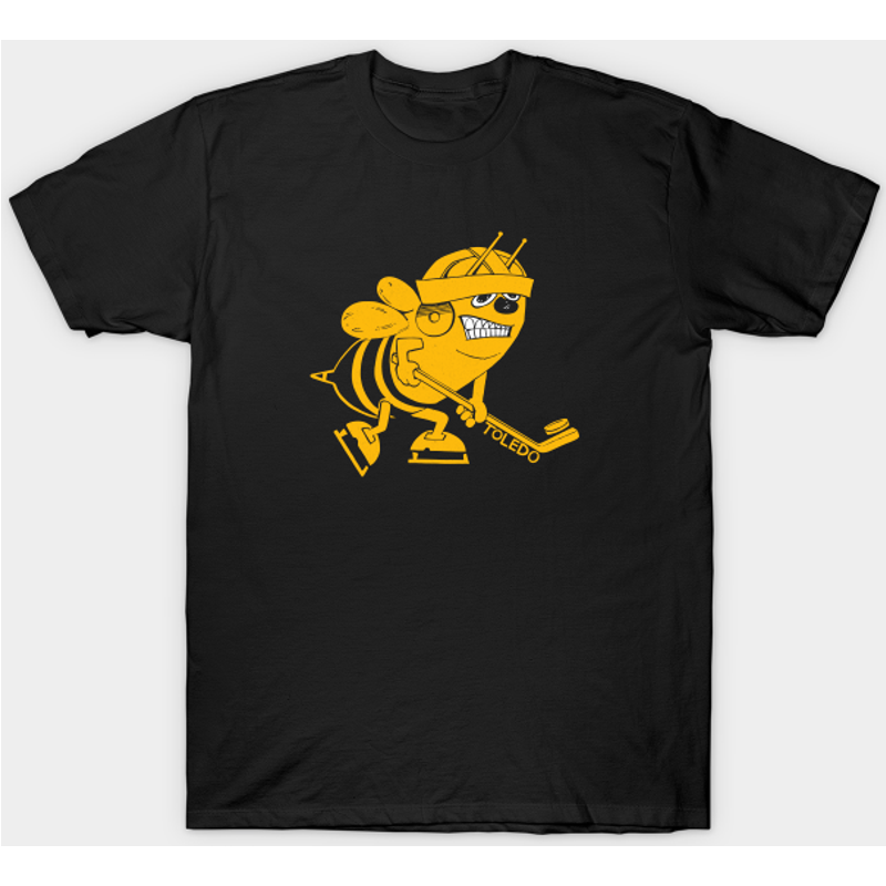 Defunct Toledo Hornets Hockey 1970 T-Shirt for Men — Mens T Shirts