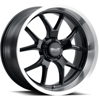 Roues Alloy Creations AC525 Noires avec Bord Machiné - 17x7 — Roues et jantes