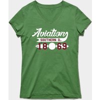 T-shirt d'aviation de Southern Illinois - Université Southern Illinois