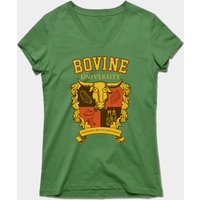 T-shirt Bovine University pour hommes en noir