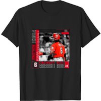 Jonathan India Baseball Edit Tapestries Reds Men's T-Shirt — Mens T Shirts