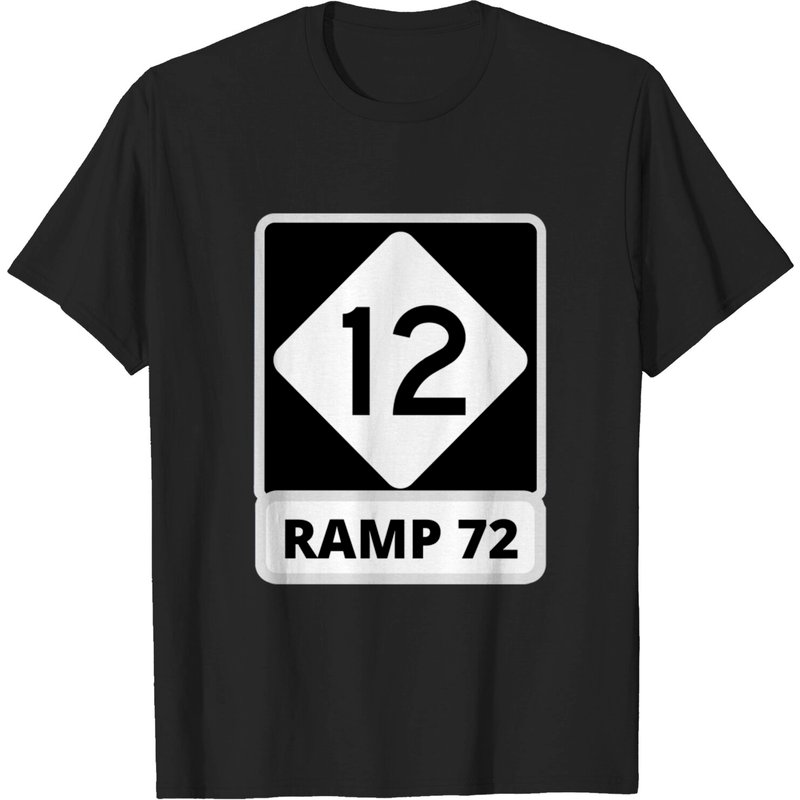 T-shirt Highway 12 Ramp 72 Ocracoke pour hommes - Noir — T-shirts pour hommes