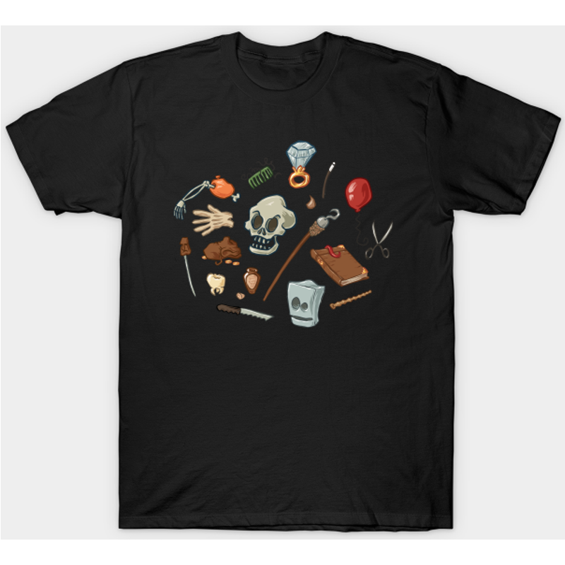 T-shirt pour hommes Monkey Island 3 Inventory - Bleu royal — T-shirts pour hommes
