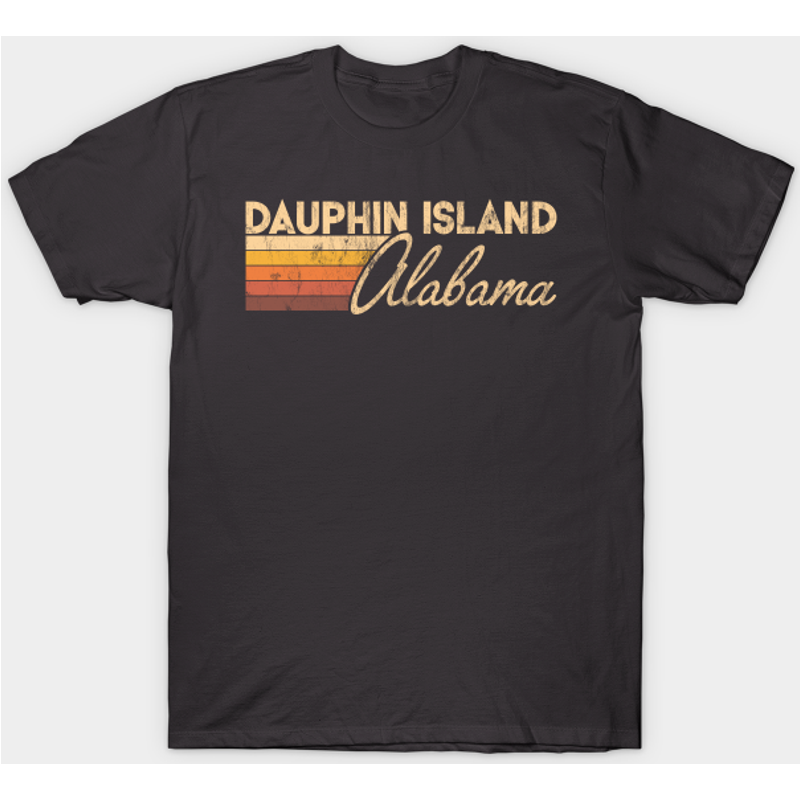 T-shirt pour hommes Dauphin Island Alabama en bleu royal — T-shirts pour hommes