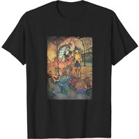T-shirt pour hommes Knight With Dragon Contes de fées — T-shirts pour hommes