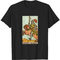 T-shirt pour hommes Knight Of Wands en noir