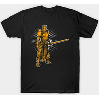T-shirt pour hommes Medieval Knight en bleu royal — T-shirts pour hommes