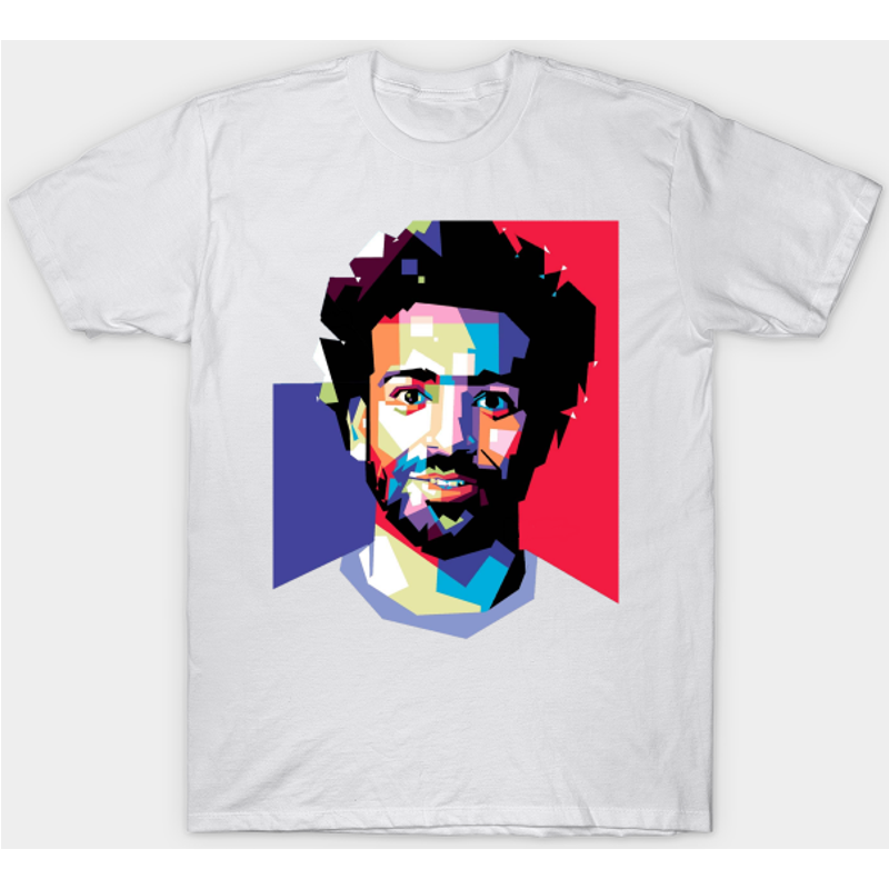 T-shirt pour hommes Muhamed Salah en bleu royal