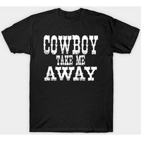 T-shirt pour hommes Cowboy Take Me Away en bleu royal — T-shirts pour hommes