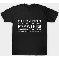 T-shirt Jaffa Cakes Spaced pour hommes en bleu royal — T-shirts pour hommes