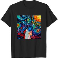 T-shirt Van Gogh Never Experienced Space Madness - Ren And Stimpy