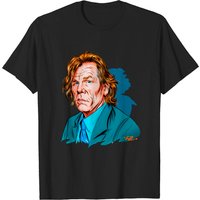T-Shirt Nick Nolte par Paul Cemmick pour Hommes - Noir — T-shirts pour hommes