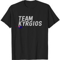 Team Nick Kyrgios Men's Black T-Shirt — Mens T Shirts