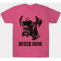 T-shirt Boxer Dog Mom pour hommes en bleu royal — T-shirts pour hommes
