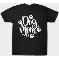 Dog Mom T-Shirt for Men in Royal Blue