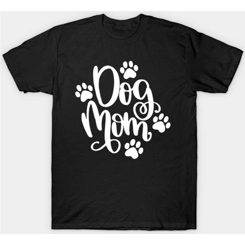T-shirt Dog Mom pour hommes en bleu royal — T-shirts pour hommes