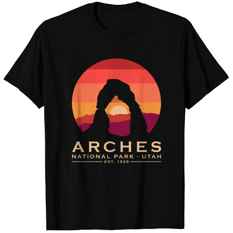 Arches National Park Utah T-Shirt for Men — Mens T Shirts