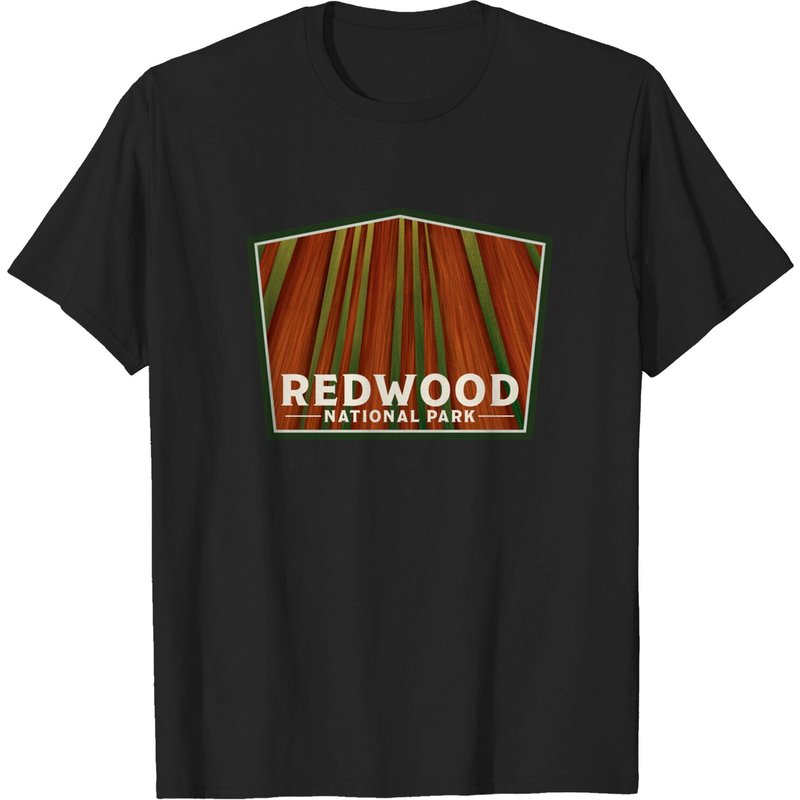 Redwood National Park Men's T-Shirt in Black