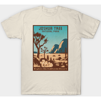 T-shirt pour hommes Joshua Tree National Park en noir — T-shirts pour hommes