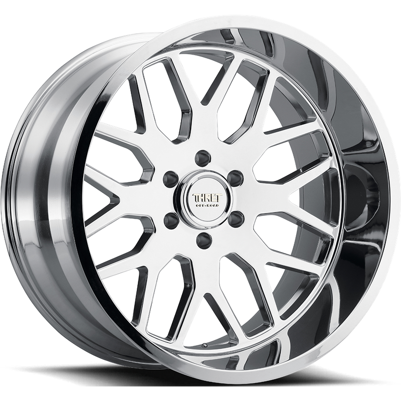 Roues Thret Offroad Monarch Chrome - 20x10 - Motif de 5x127 — Roues et jantes