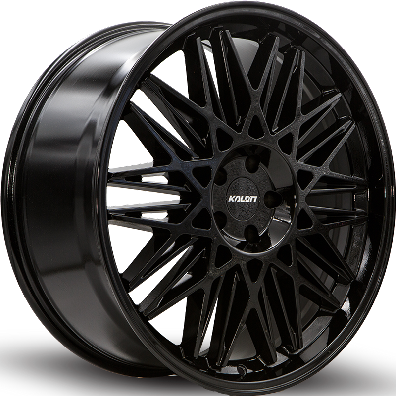 Roues Kalon Kolossus Noir Brillant 22x9.5 Jantes 5x112 — Roues et jantes