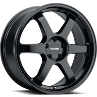 Kalon Wheels Suzuka Noir Brillant - Jantes 17x7.5 - Motif de 5x100 — Roues et jantes