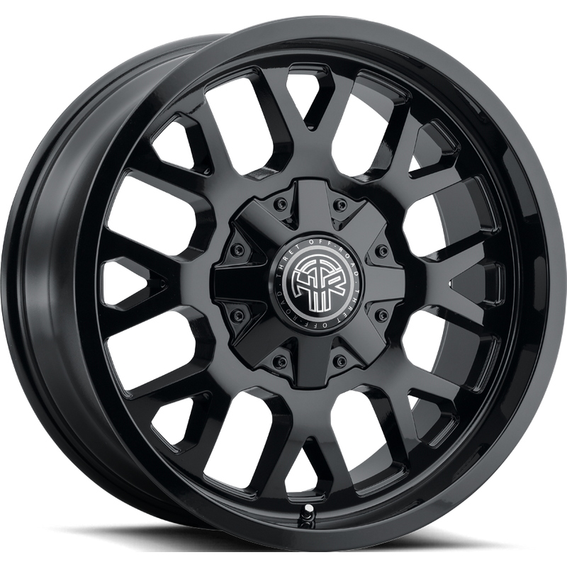 Thret Offroad Attitude Gloss Black Wheels - 17x9 - 5x114.3 -12 Offset — Wheels & Rims