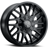 Roues Thret Offroad Revolver Noir Brillant - 17x9 - 5x114.3 -12 Offset