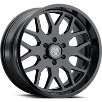 Roues Thret Offroad Monarch Noir Brillant - 20x10 - 5x127 -21 Offset
